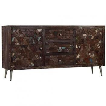 Solid Reclaimed Wood Sideboard 160x40x80 cm