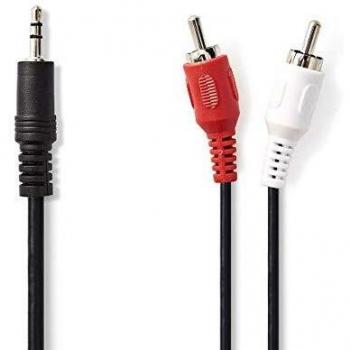 Adaptatore Stereo 3,5 mm a 2 RCA Fono – 3 m