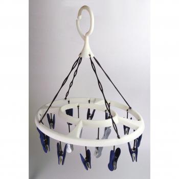 Sèche-linge à suspendre 16 pinces clips
