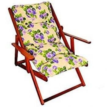 Divano Portatile in Legno, 3 Posizioni di Relax