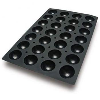 Molde de Silicona para Semiesferas 28 Cavidades