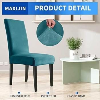Fodere coprisedia MAXIJIN 4 pezzi Lavabili con Fascia Elastica