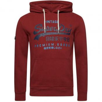 Superdry Sudadera con Capucha Logo Vintage Clásico