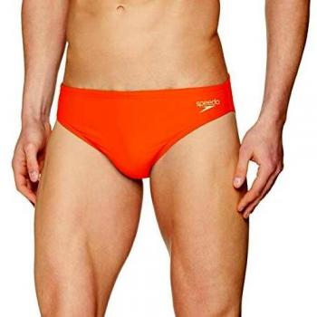 Bañador Hombre Speedo Endurance 10 5 cm Naranja Puro/Blanco 40 / 100 cm