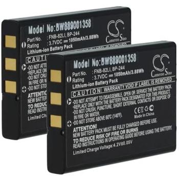 Icom IC‑RX7 Dual 1050 mAh Rechargeable Batteries (3.7 V)
