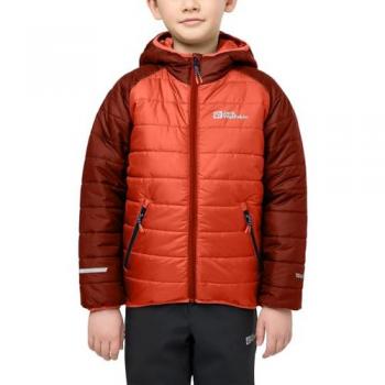 Jack Wolfskin 152 cm Male Zenon Jacket in Coral Orange