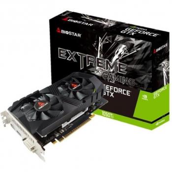 Biostar NVIDIA GeForce GTX 1050 Ti 4GB GDDR5 Dual Fan DVI-HDMI-DP PCI-E 3.0