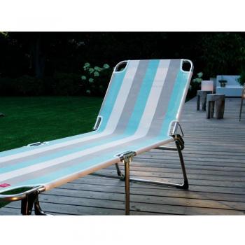 Jankurtz Gartenliege AMIGO 40+ – Sonnenliege, Aquamarin