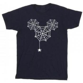 Disney Girls Mickey Mouse Spider Web Cotton Tee