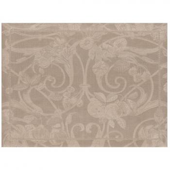 Lin Chic – Jacquard Marron Tivoli 38×50 cm