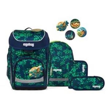 ERGOBAG 01510‑90391‑10 DrachenbezwingBär Cubo – Kombinationsfarbe Blau/Grün, 5‑teilig