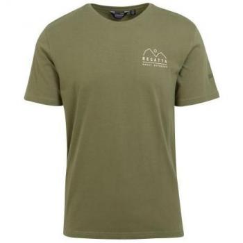 Regatta Herren Cline VIII XXL Braun T-Shirt mit Rückdruck