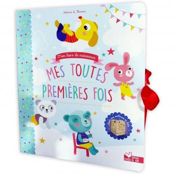 Mes toutes premières fois : Mon livre de naissance. Avec 1 veilleuse en bois