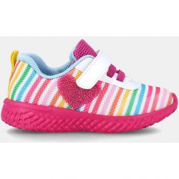 Zapatillas de bebé niña tipo running con corazón y velcro Agatha Ruiz de la Prada
