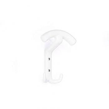 Appendibianche Arco2 3 ganci metallo bianco