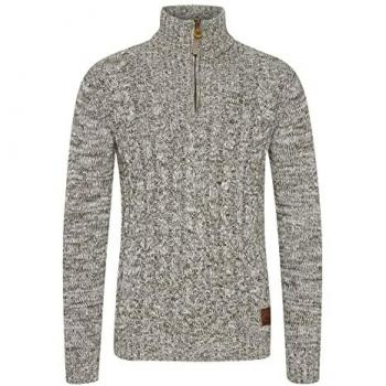 Solid Troyer SDPankraz Grobstrickpullover „Buntes Ivy“ – Herren, Langarm, ohne Ausschnitt