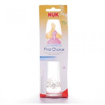 Biberón Cristal Látex Nuk First Choice 1M 240cc