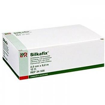 Lohmann & Rauscher Silkafix Heftpflaster 2,5 cm x 9,2 m, 12 St