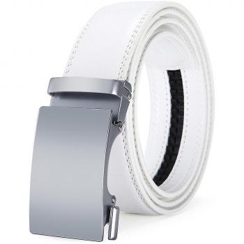 Ceinture blanche à réglage facile pour hommes