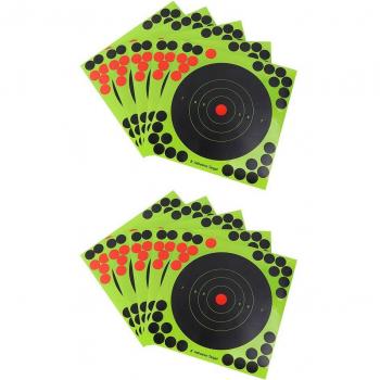 Random Color Dart Target Paper