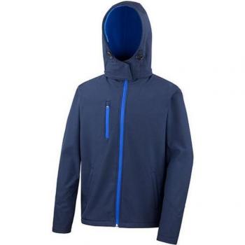 Regatta Herren Softshelljacke Kapuze Tx Performance (3XL) Blau