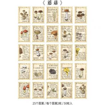 Vintage English Stamp Paper Stickers