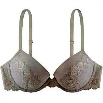 Dorina Damen T-Shirt BH CLAIRE D17219A, Einfarbig, Größe 75C, Elfenbein