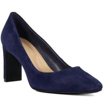 Dune London Talons Blocs Confort Arrivant EU 40 (UK 7) Bleu