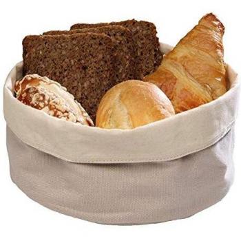 Runder Brotkorb aus Baumwolle – APS 30370, einstellbare Höhe, 25 × 18 × 12 cm, Beige