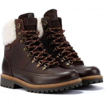 Botas de Senderismo Barbour Woodside para Mujer de Piel Marrón