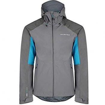 Dare 2B Herren Elite II – Wasserdicht & Winddicht, Shelljacke XXL Smokey/Fluoro