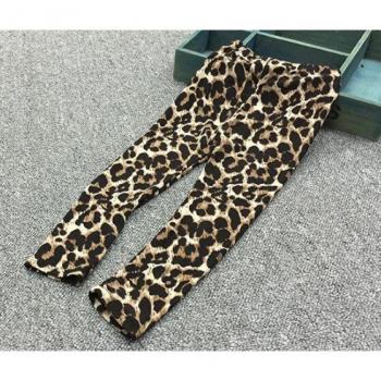 Legging décontracté imprimé léopard pour garçons et filles