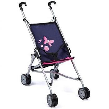 Bayer Design 3011300-Puppenbuggy, blau/pink