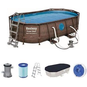Piscina Fuoriterra Bestway 56714-19 con Struttura in Acciaio