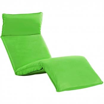 Cadeira Puf Dobrável Oxford Verde – Vida XL
