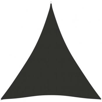 5x7x7 m Triangular Sunshade Sail Oxford Fabric Anthracite