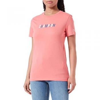 Camiseta Champion mujer manga corta rosa S