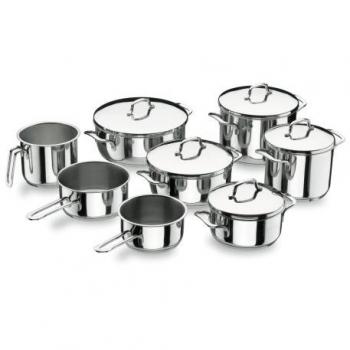 Batería de Cocina 8 Piezas Gourmet de Lacor