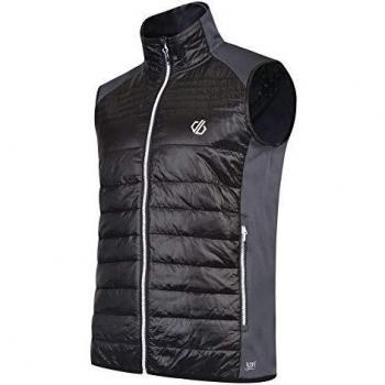 MountFusion Dare 2B Kurzmantel Herren, Daune, XXS – Schwarz / Quer Grau