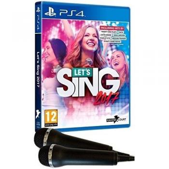 Let's Sing 2017 + 2 Micrófonos para PlayStation 4