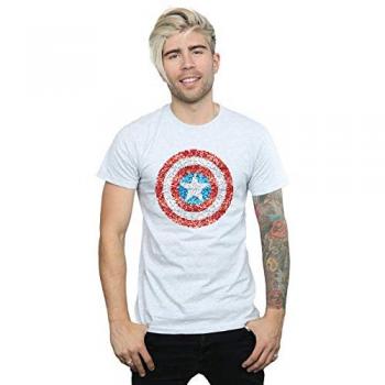 Captain America Retro Shield Graphic T‑Shirt
