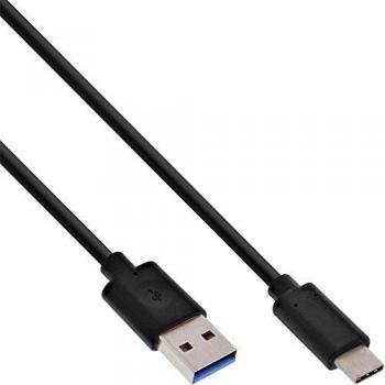 InLine® USB 3.2 Kabel, USB-C Stecker an A Stecker, schwarz, 1m