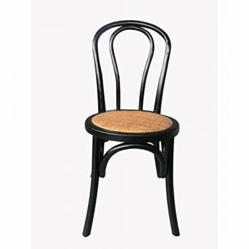 Esszimmerstuhl DKD Home Decor in Schwarz (43 x 44 x 89 cm) – Produktcode 8424001805716