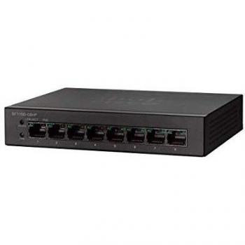 Switch no administrado Cisco SF110D-08HP