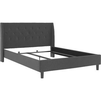 Polsterbett OTTO HOME Kempton – Grau (Anthrazit) – 140 × 200 cm