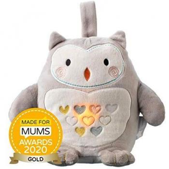 Tommee Tippee Light/Sound Sleep Baby/Toddler/Kids Nursery Plush Soft Toy Owl 0m+