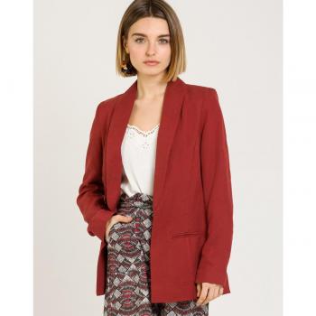 Chaqueta de mujer Naf Naf con dos bolsillos y cuello solapa