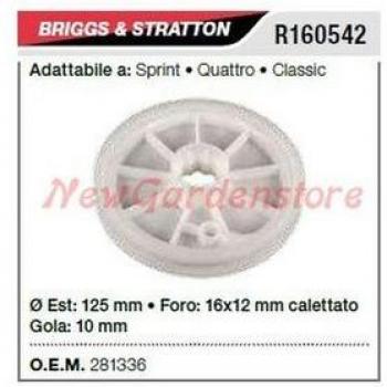 Poulie de démarrage tondeuse B&S modèle Sprint Classic R160542