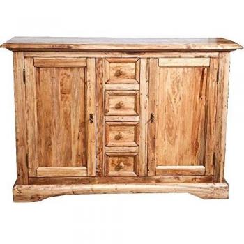 Madia Soggiorno in Legno Massello 135x45x92 cm