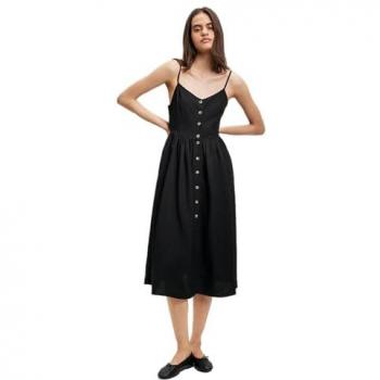 Mavi Figurbetontes Spaghettikleid